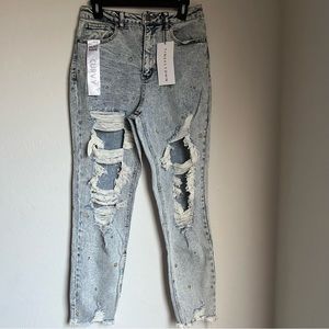 Tinseltown Moon & stars Size 11 Mom Jeans
